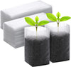 Nursery Grow Bags Seedling Bags Biodegradable Non-Woven Fabric Home, Garden, Indoor, Outdoor Seedling Bags Plants(White)