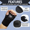 Adjustable carpel tunnel wrist support splint wrist thumb support for left hand for men and women brace protector