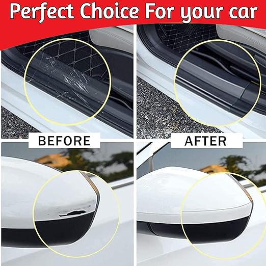 Anti-Scratch Car Strips, Transparent Car Door Tape Edge Guard Protector, Invisible Adhesive Seal Strip Scratch Resistant Car Anti-Collision Strips (5 cm * 5 Meter)