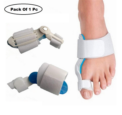 Sozzumi Silicone Hallux Valgus Toe Separator, Orthopedic Bunion Corrector Splint and Protector Sleeves Kit