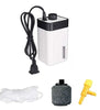DESPACITO®Noiseless air pump for aquarium with 2 outlets that has adjustable air flow facility (CT-202)