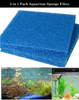 DESPACITO® Aquarium Filter Sponge for Fish Tank, Filter Sponge (Blue (Size:50 x 50 x 1 cm).