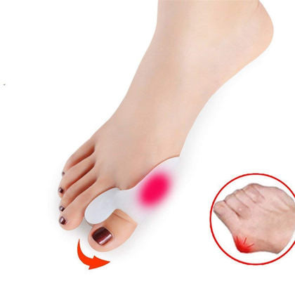 Silicone Gel Foot Fingers Orthopaedic Bunion Adjuster Guard Feet Care (1 Pair)