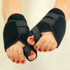 Sozzumi® Bunion Toe Separator For Men and women, toe adjuster corrector Day Night Black Bunion Splint Hallux Valgus