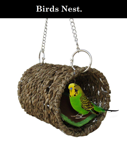 DESPACITO® Pet Nest Hammock Hanging Bird Cage for Warm Winter, Tunnel Shape Pet Cage.