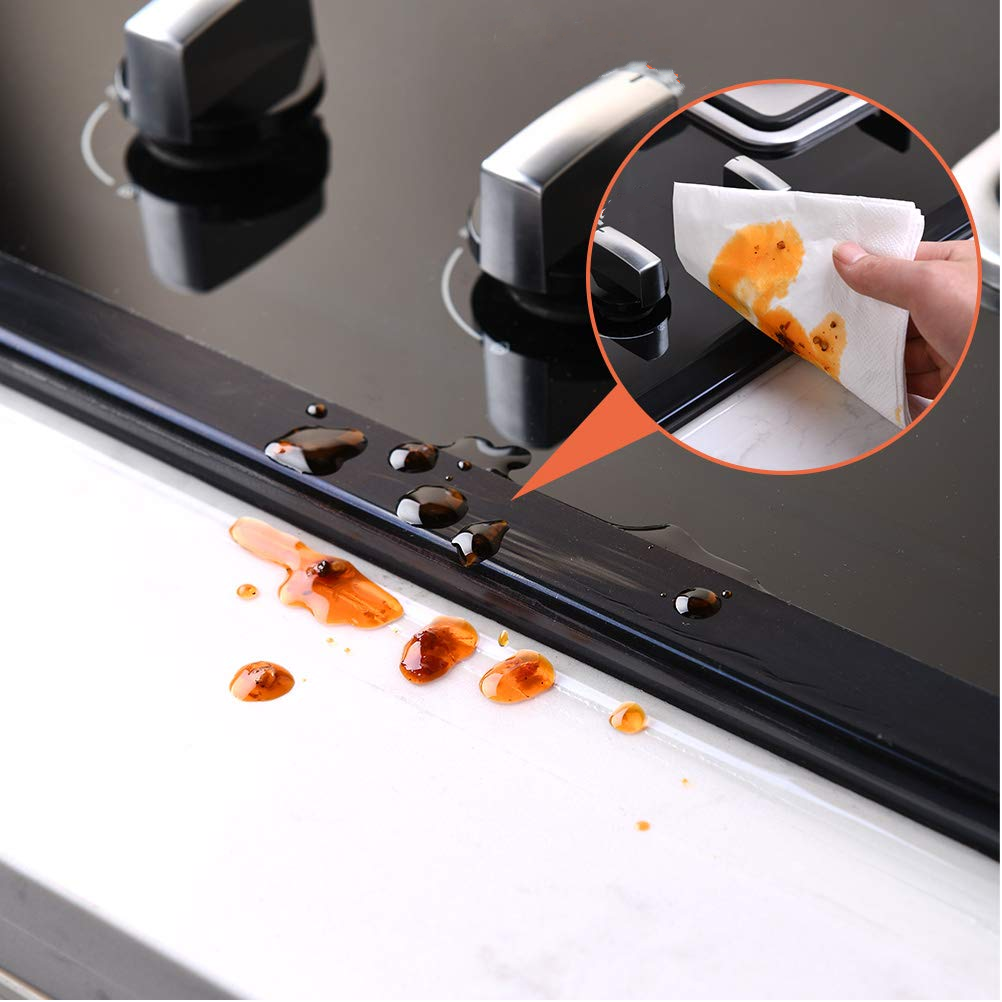 Hukimoyo® Kitchen Tape for Sink, Kitchen Tape Sticker Waterproof Kitchen Sealing Tape, Sink Corner Tape Transparent Tape Seal Strip (1 Pc) (50 mm * 5 Meter)