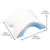 NUCARTURE® Hip pain pillow, lower back pain pillow, Orthopedic Foam lumbar lower spine hip pillow for Side Sleeper