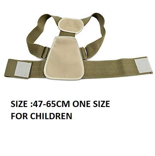 Products NUCARTURE Adjustable Posture Corrector Upper Back Shoulder Support Brace and Corset Clavicle Correction Belt For Children
