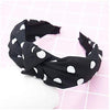 New fashion Elastic Hairband for women comfortable fabric with cross Twisted Knotted Headband for Girls Headwear
