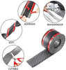 Hukimoyo Carbon Fibre Vinyl wrap for car, Self-Adhesive Door Sill Bumper Protector Decorative Molding Scratch