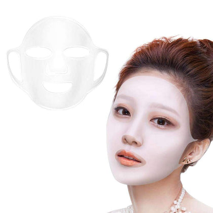 Nasmodo® Reusable Silicone Cover Hydrating Facial Mask and face mask for women,patches remover Sheet FaceWrap Prevent Evaporation