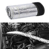 5 Meter Metal Heat-Shield Sleeve Insulated Wire Hose cover wrap for Car loom tube Aluminium