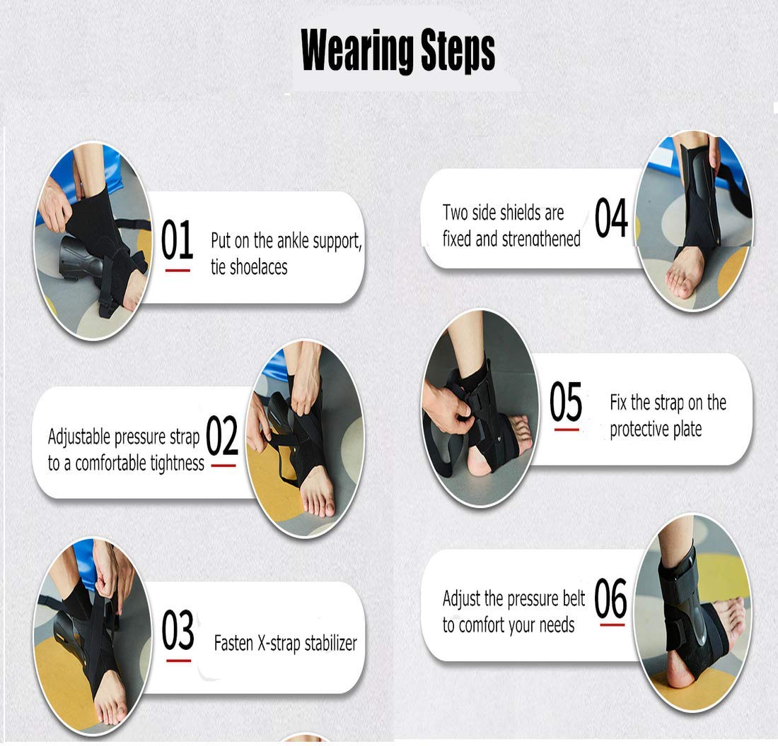 Ankle Fracture Support brace for sports, Ankle wrap for running, foot Ankle support strap belt