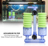 DESPACITO® Xinyou XY-2882 Aquarium Fliter, Biochemical Bio Sponge Cotton Oxygen Pump Betta Fry Fish Tank Water Fall Double Foam Sponge Fliters