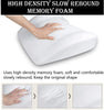Hukimoyo 3D Memory Foam car seat Back Support for Back Pain with Neck Rest Pillow, PU Leather Orthopedic Lumbar Spine Backrest Support