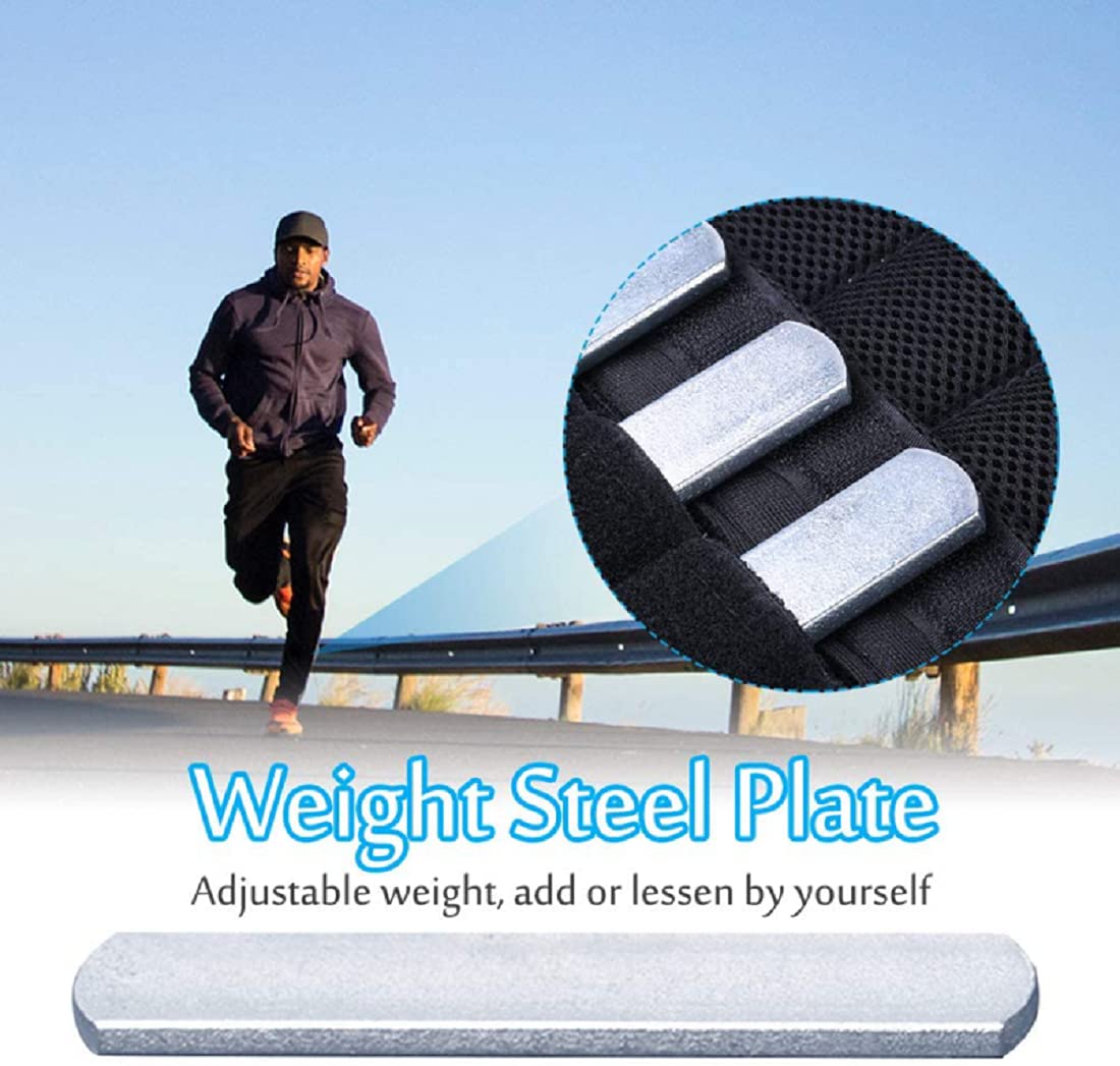 Nasmodo Adjustable Weight Vest 10 kg for Men Workout, Gym Weighted Vest Load Fitness Training