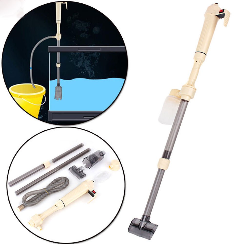 DESPACITO® Aquarium Gravel Cleaner Fish Tank Siphon Water Change Cleaning Filter Water Changer Sand Hose Tube(Model: AS615A)