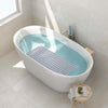 Hukimoyo Bath mats Non Slip mat for Bathroom Floor, Anti Slip Shower Floor mat, Anti Skid Floor Suction Cup Bath Mat(1 Mat) (Grey)