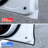 Hukimoyo Door Guard for car, U Shape Door Edge Rubber Trim Seal Strip Protector, Anti- Scratch car Sound proofing Tape