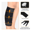 Calf Brace Adjustable Shin Splint Support Sleeve Leg Compression Wrap for Pulled Calf Muscle Pain Strain Injury, Swelling, Fits Men and Women