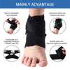 Ankle Support with Brace and Sleeve & Bandage Wrap For Foot Compression Brace Guard Brace for Arthritis, Pain Relief, Sprains, Sports Injuries