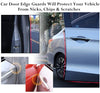 Hukimoyo Door Guard for car, U Shape Door Edge Rubber Trim Seal Strip Protector, Anti- Scratch car Sound proofing Tape