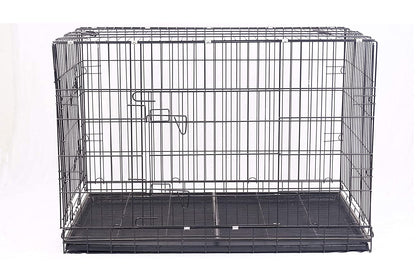 Despacito Metal Foldable Rabbit Cage, Pet House for Rabbit,Dogs and Cats(17 * 24 * 20 inch(L*B*H),Random Color)