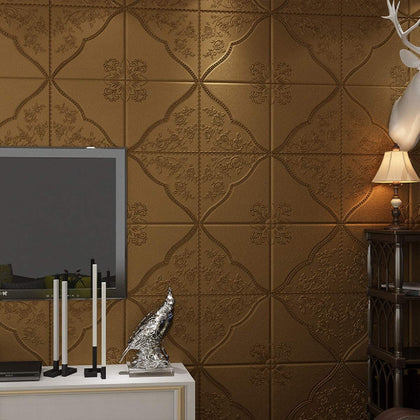 3D Ceiling Wallpaper for Bedroom Tiles Panel Vinyl Stickers for Living Room Foam Wallpaper