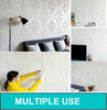 Nasmodo® 3D Ceiling Tiles Panel Vinyl Wallpaper Stickers Waterproof Foam self-Adhesive Wall Stickers for Home, Living Room, Bedroom Wall Panels Tiles Paper for Decoration((70 * 70 cm)