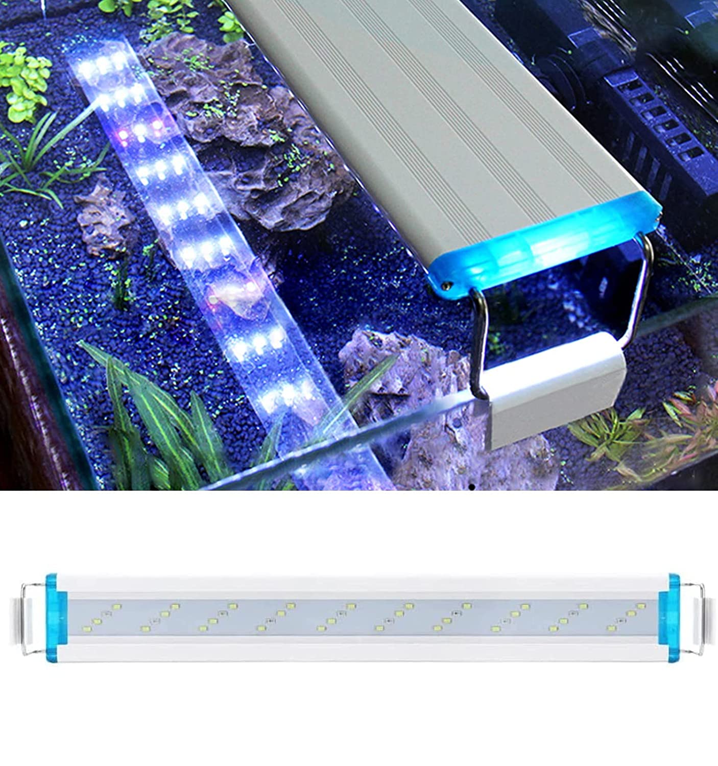 Despacito Glass Aquarium LED Light for Planted Fish Tank, Light Lamp for Aquarium