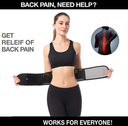 NUCARTURE® Magnetic back belt for back pain for men and Self-Heating Magnetic Therapy Back Waist Support Pain Relief Protection Massager lumbar hip