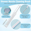 Hukimoyo Shower Hole Cleaning Brush, Anti Clogging Nozzle Shower Hole Cleaning Small Gap Cleaner Multifunctional Tool for Mobile, Keyboard etc.