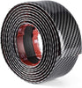 Hukimoyo Carbon Fibre Vinyl wrap for car, Self-Adhesive Door Sill Bumper Protector Decorative Molding Scratch