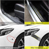 Hukimoyo Carbon Fibre Vinyl wrap for car, Self-Adhesive Door Sill Bumper Protector Decorative Molding Scratch