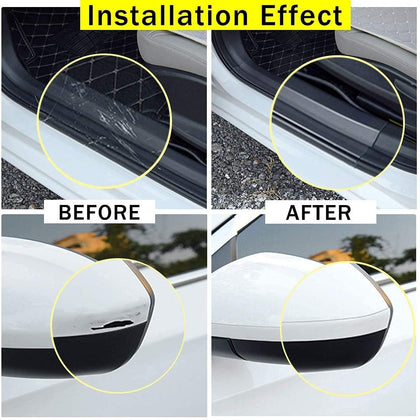 Hukimoyo® Anti-Scratch Car Strips, Transparent Car Door Tape Edge Guard Protector, Invisible Adhesive Seal Strip Scratch Resistant Car Anti-Collision Strips (1 Pc)