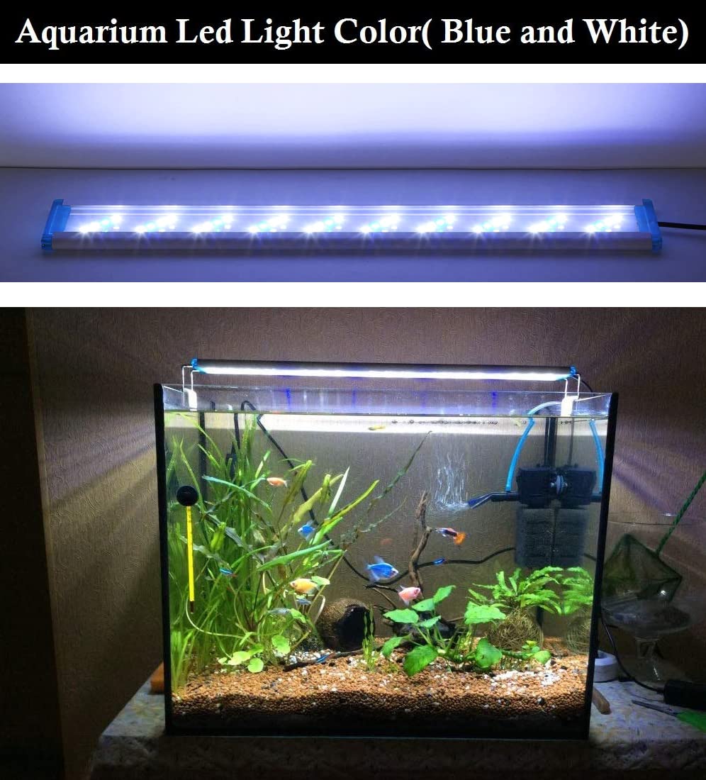 Despacito Glass Aquarium LED Light for Planted Fish Tank, Light Lamp for Aquarium