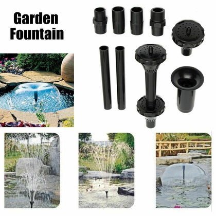DESPACITO Nine Star Garden Water Sprinkler Fountain Head Set (Fountain KIT, Large, NS BT003,NS BT002,NS BT001)