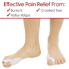 Sozzumi Silicone Gel Foot Fingers Orthopaedic Bunion Adjuster Guard Feet Care (1 Pair)