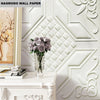 Nasmodo Foam Wall 3D Ceiling Wallpaper Tiles Panel Vinyl Stickers self-Adhesive for Home, Living Room, Bedroom Wall Panels(60*60cm)