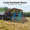 Car Tent Waterproof Outdoor, Car Awning Sun Shelter Folding Camping Tent and Canopy Ultralight Beach