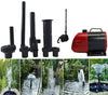 Despacito Fountain kit with Pump Water Fountain Nozzle kit for Home Outdoor, Fountain kit Extension for Garden and Pond Submersible Water Pump (Fountain kit with Pump)