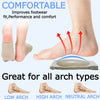 NUCARTURE Flat Foot Arch Support for Men & Women Silicone gel Pads Support for Flat Feet Correction Sleeve Cushion Foot Pain Relief(1 Pair)