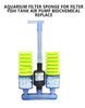 Xinyou XY-2902 Aquarium Pump Fliter, Biochemical Bio Sponge Air Pump Betta Fry Fish Tank Water Fall Double Foam Sponge Fliters