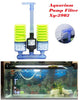 Xinyou XY-2902 Aquarium Pump Fliter, Biochemical Bio Sponge Air Pump Betta Fry Fish Tank Water Fall Double Foam Sponge Fliters