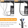 Spiral Cable Wrap Sleeve for Wires and Winding Cable Management Organizer Sleeves for Office  (20 mm) (2 Meter, Black)