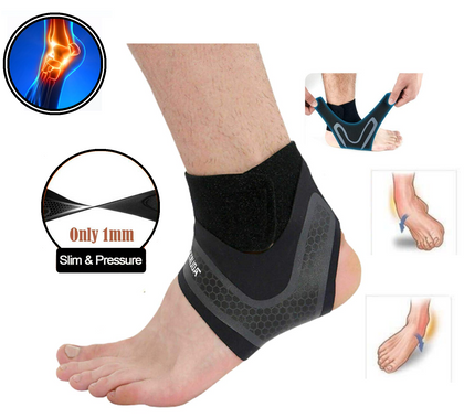 Sozzumi Ankle Support for Pain Relief and brace Sleeve, Bandage Wrap For Foot Compression Brace Guard Compression Brace for Arthritis, Sprains
