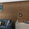 3D Ceiling Wallpaper for Bedroom Tiles Panel Vinyl Stickers for Living Room Foam Wallpaper (70 * 70 cm,7MM)(12, White)
