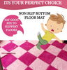 Metreno 1cm Kids mats for Floor Soft Plush Foam Babies Puzzle Interlocking Play mats for Crawling Playing Tile mat Carpet Rug for Infants and Toddlers