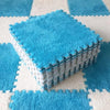 Metreno 1cm Kids mats for Floor Soft Plush Foam Babies Puzzle Interlocking Play mats for Crawling Playing Tile mat Carpet Rug for Infants and Toddlers