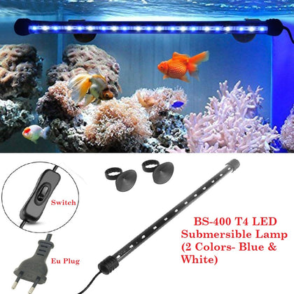 DESPACITO® High Class T4 Led Submersible Lamp Light for Aquarium Fish Tank Suitable for Fresh and Salt Water